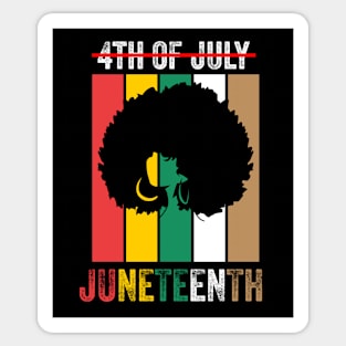 Juneteenth 19th Black African American Proud 1865 Freedom Sticker